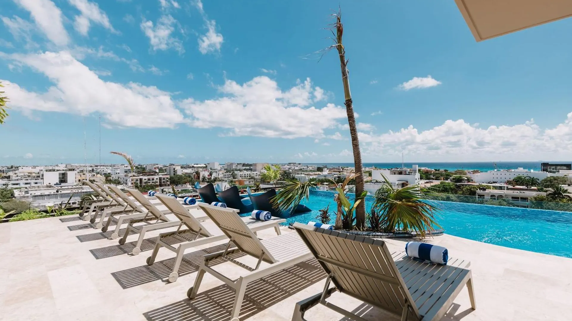 Cozy Studio Pool And Roof Lounge Beach 5 Blocks بلايا ديل كارمن بيت للعطل